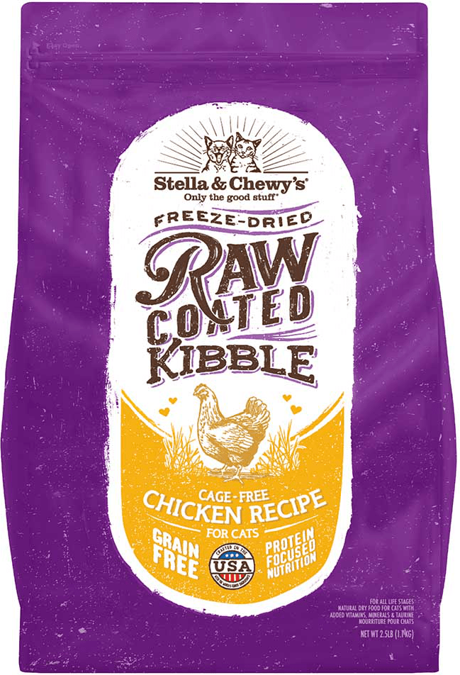 Stella & Chewys Raw Coated Kibble Cage-Free Chicken Recipe